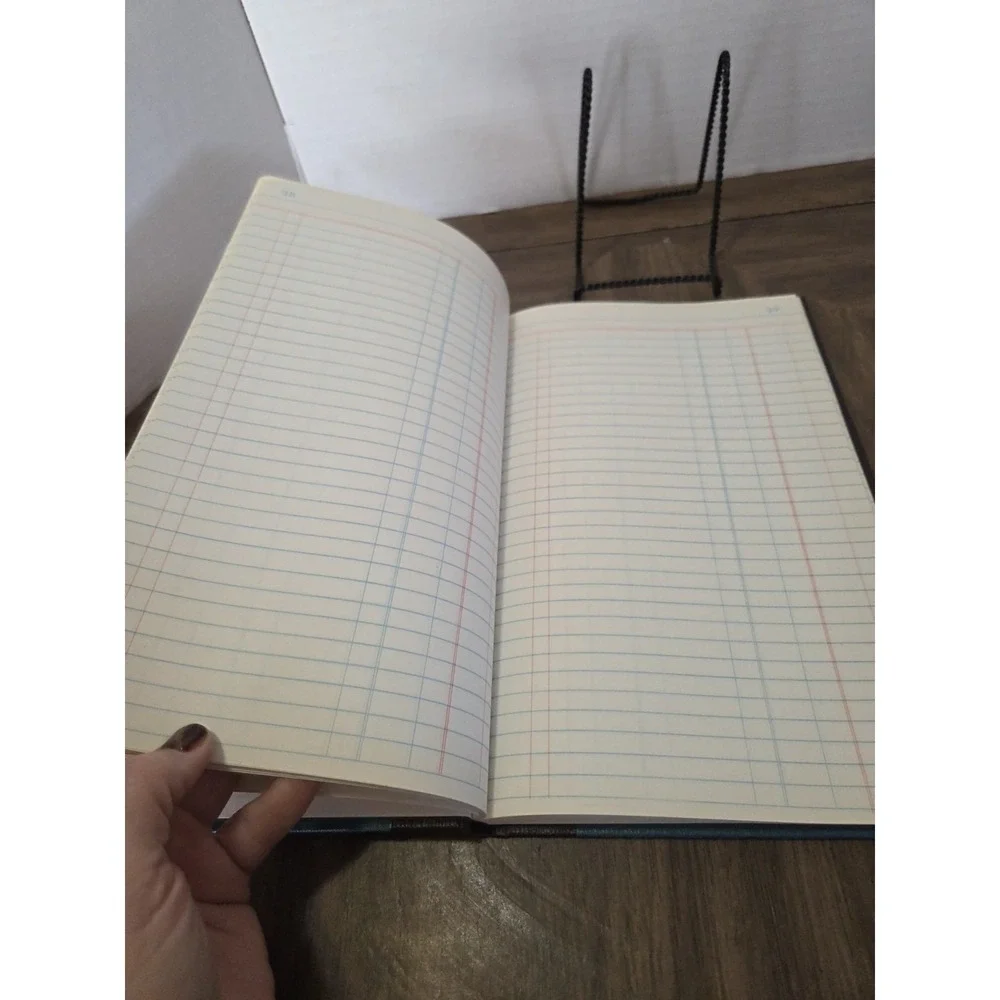 Wilson Jones S300-15J Blue Fabric Hardcover Journal Ledger vintage OOP